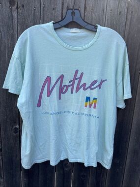 Mother Light Mint Graphic Tee - Los Angeles
